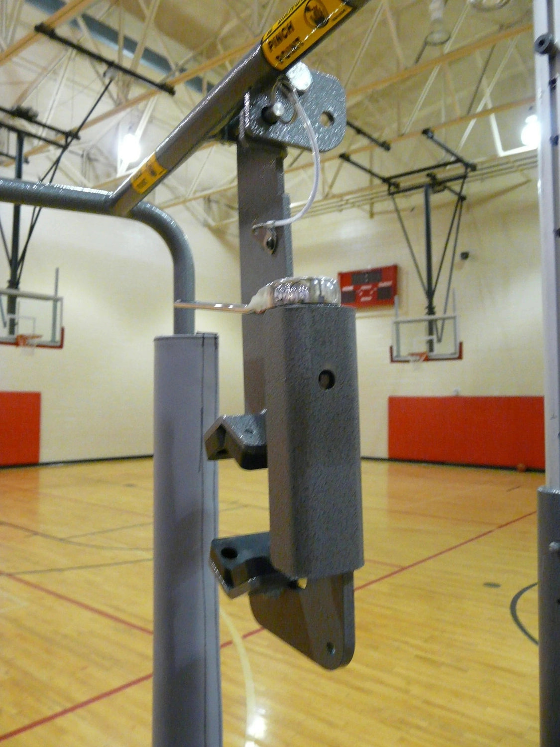 Bison Adjustable Height Clamp-on Volleyball Officials Platform with Padding Volleyball Nets & Court Equipment All