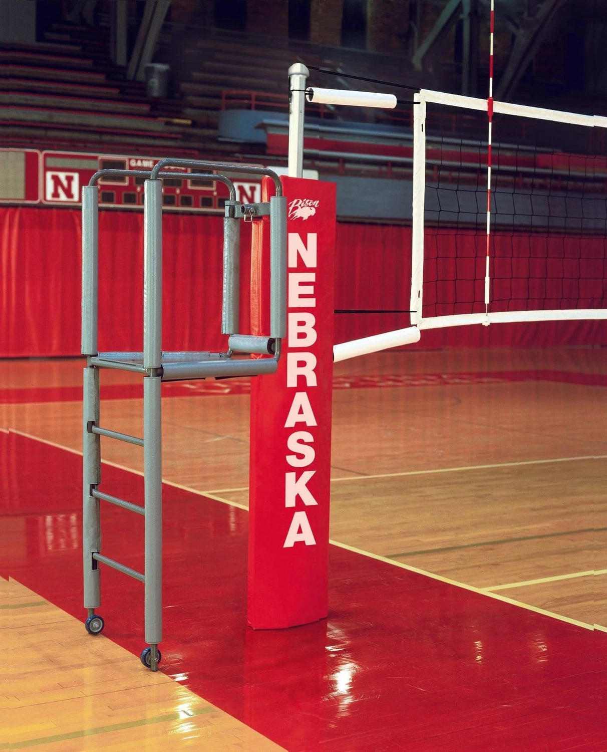 Bison Centerline Elite Aluminum Complete System Volleyball Nets & Court Equipment All