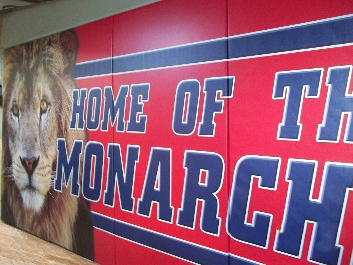 Bison Protector™ Custom Graphic Indoor Wall Padding Sports Field Equipment All