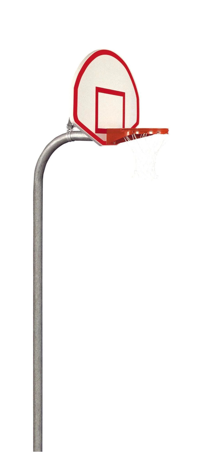 Bison 4-1/2" Heavy Duty Steel Fan Playground Basketball System Basketball Equipment All