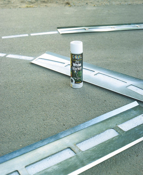 Bison Reusable Steel Basketball Court Stencil with 3-Point Line Basketball Equipment All