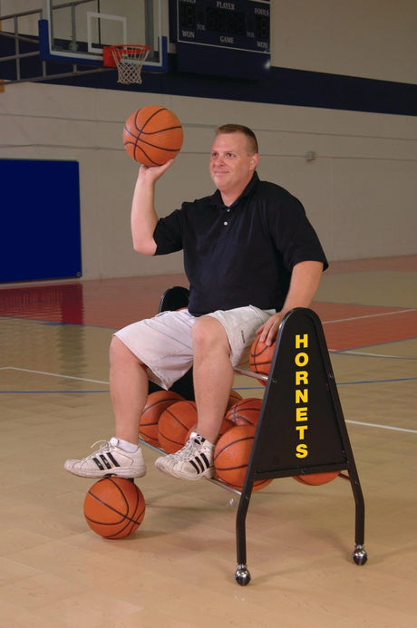 Bison Heavy Duty Ball Cart Basketball Equipment All