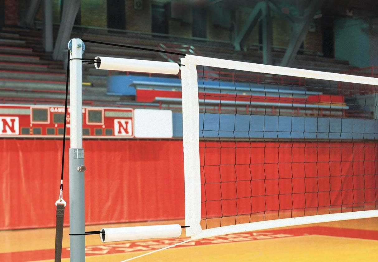 Bison Kevlar Competition Volleyball Net with Cable Covers and Storage Bag Volleyball Nets & Court Equipment All