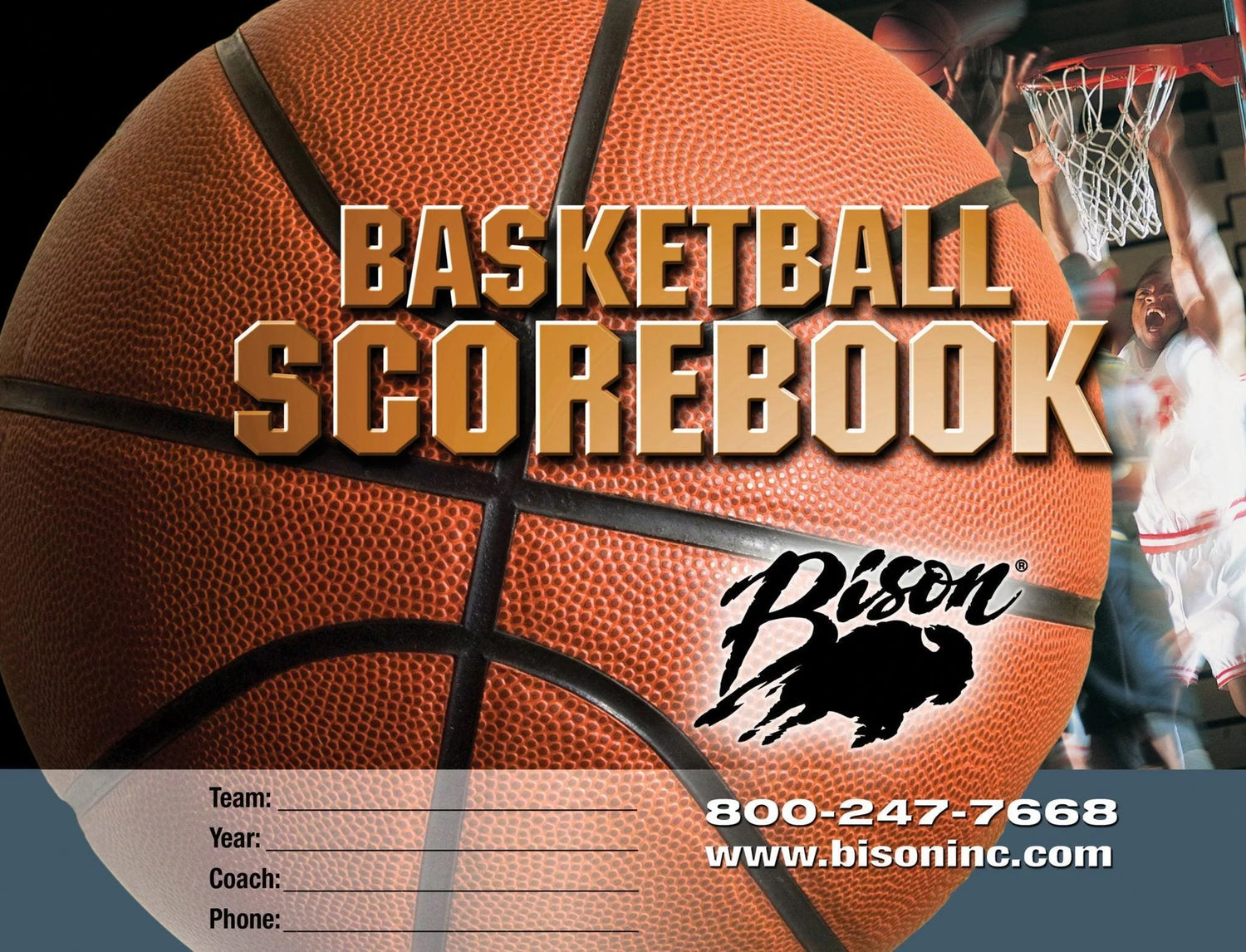 Bison Basketball Team Scorebook Basketball Equipment All