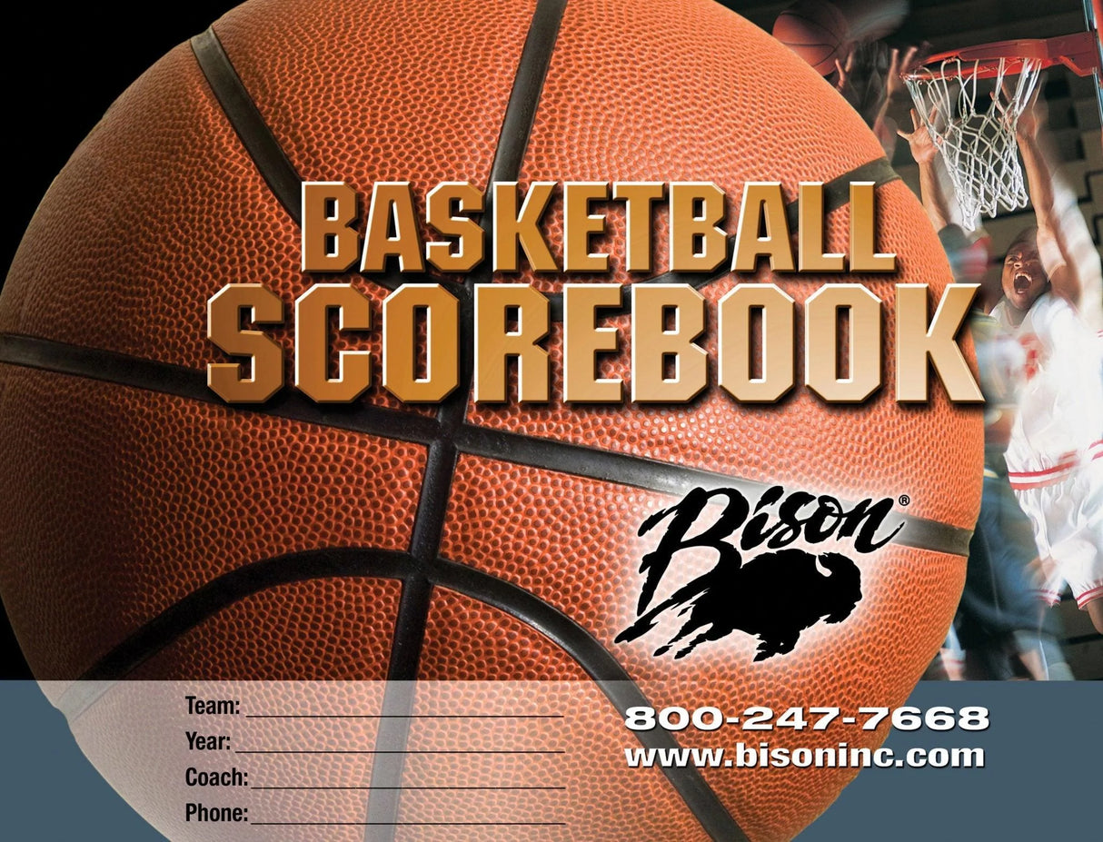 Bison Basketball Team Scorebook Basketball Equipment All
