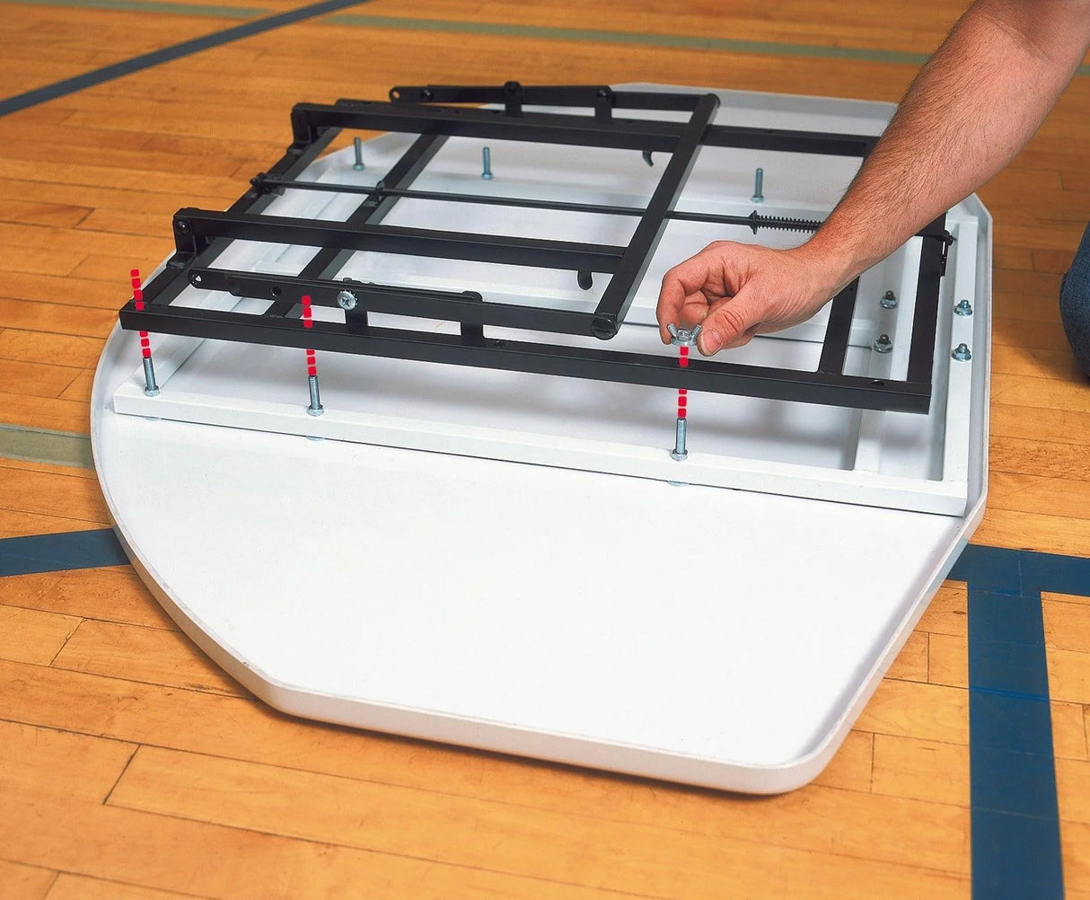 Bison 6-In-1 Easy Up Youth Mini Goal Basketball Equipment All