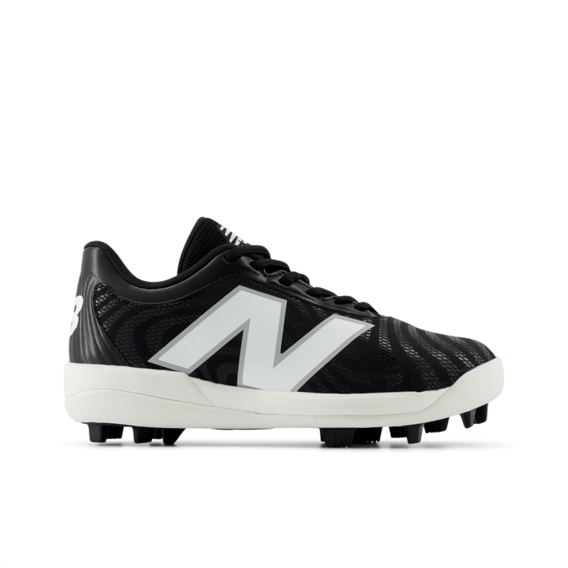New Balance Youth 4040v7 Rubber-Molded Baseball Cleat - J4040BK7 Wide Baseball Footwear Youth