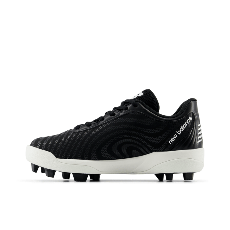 New Balance Youth 4040v7 Rubber-Molded Baseball Cleat - J4040BK7 Wide Baseball Footwear Youth