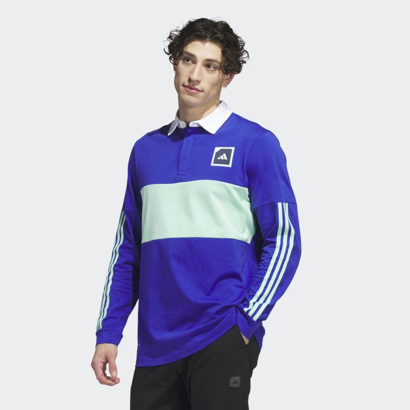 adidas Men's Adicross Long Sleeve Polo Shirt