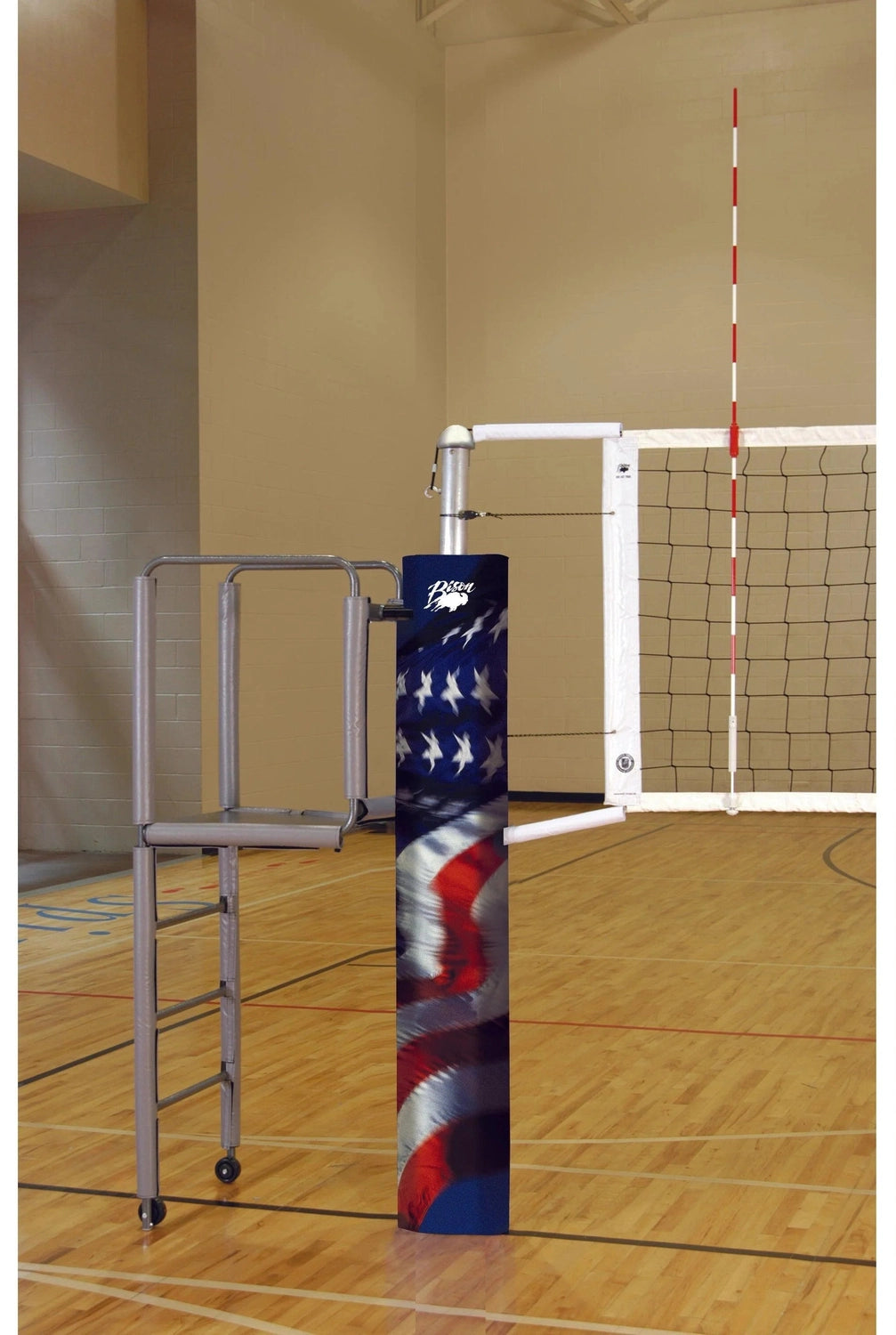 Bison CarbonMax Composite System without Padding Volleyball Nets & Court Equipment All