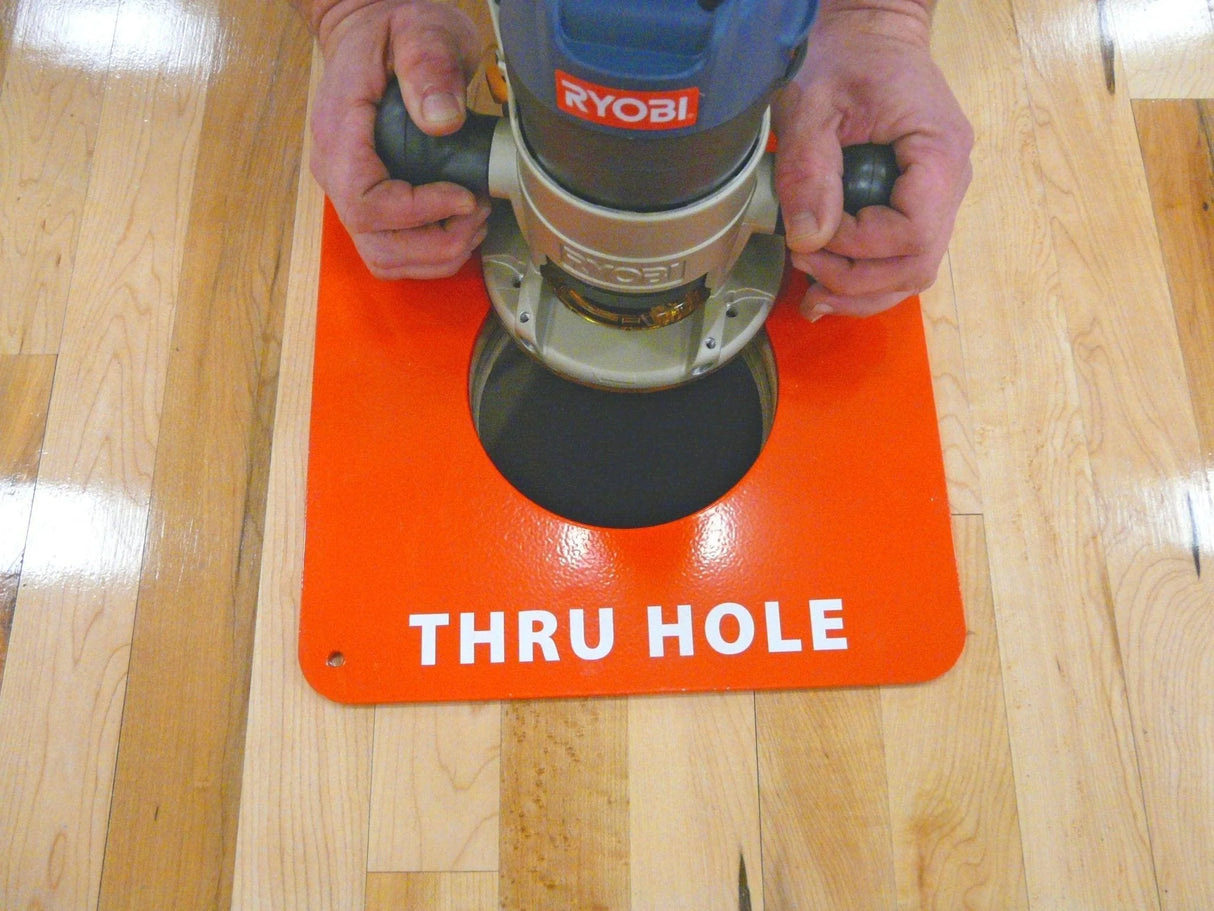 Bison Hinged Brass Floor Plate Installation Kit Volleyball Nets & Court Equipment All