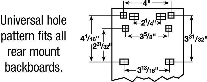 Bison Rear Mount Basketball Super Goal Basketball Equipment All