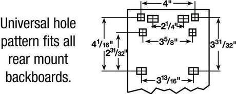 Bison Rear Mount Basketball Super Goal Basketball Equipment All