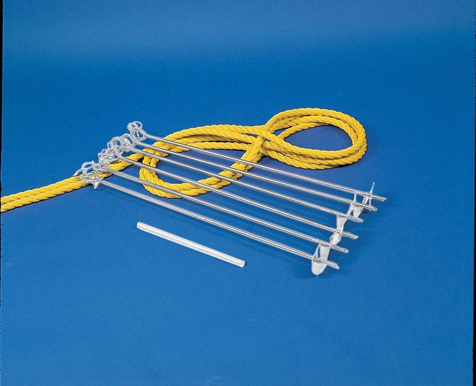 Bison Premium Outdoor Volleyball Boundary Kit Volleyball Nets & Court Equipment All