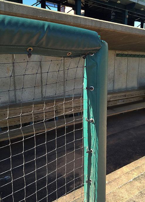 Bison Black Cable Ties for Fence Rail and Dugout Padding Baseball Field Equipment All