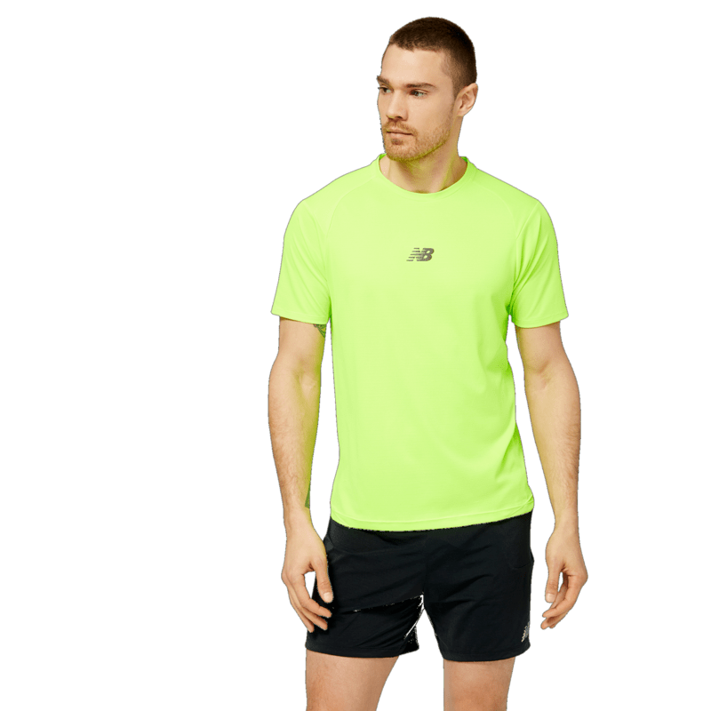 New Balance Men's Impact Run All Terrain N-Vent Short Sleeve Mens Apparel Shirts & Tops