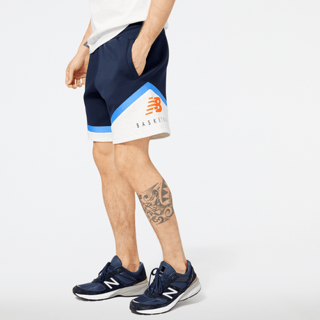 New Balance Men's Hoops Abstract Short Mens Apparel Shorts