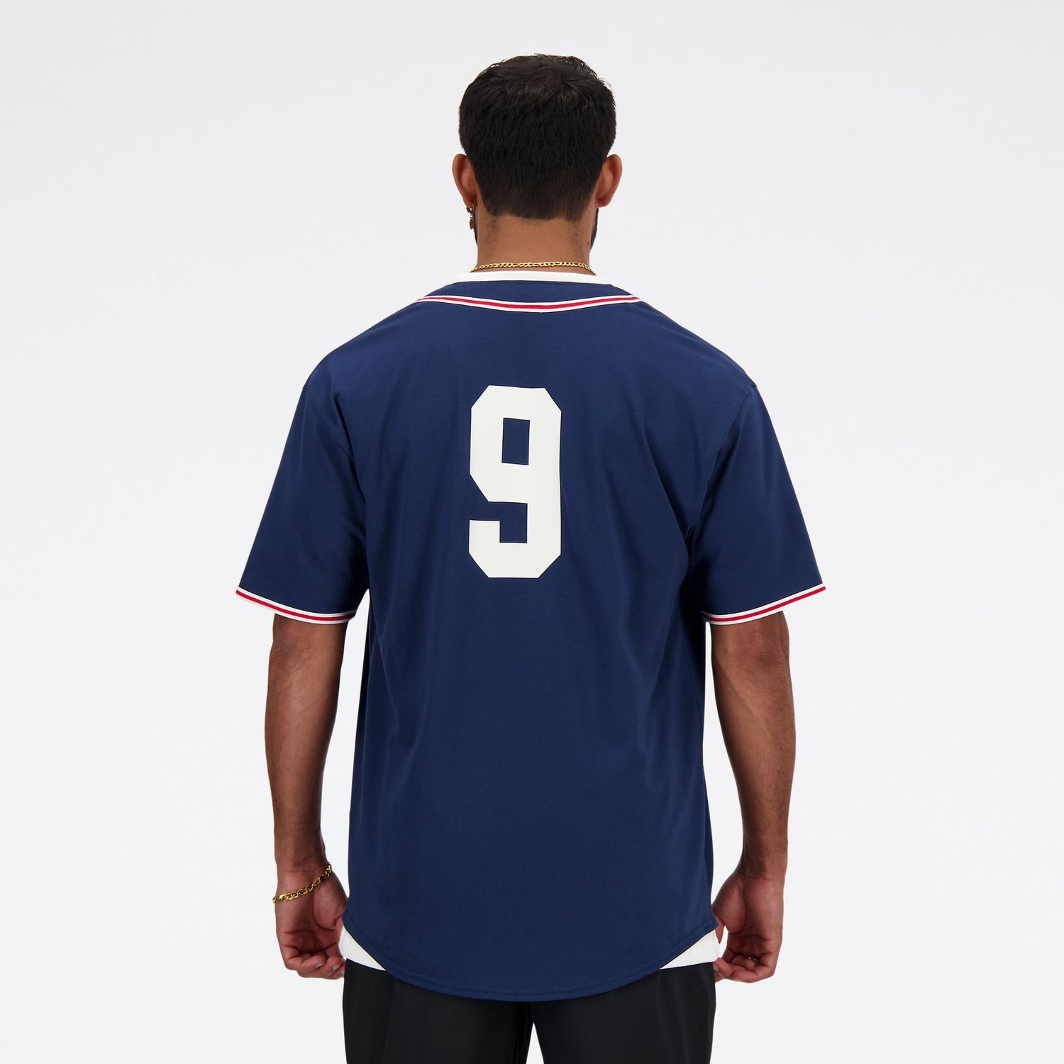 New Balance Men's Sportswear's Greatest Hits Baseball Jersey Mens Apparel Shirts & Tops