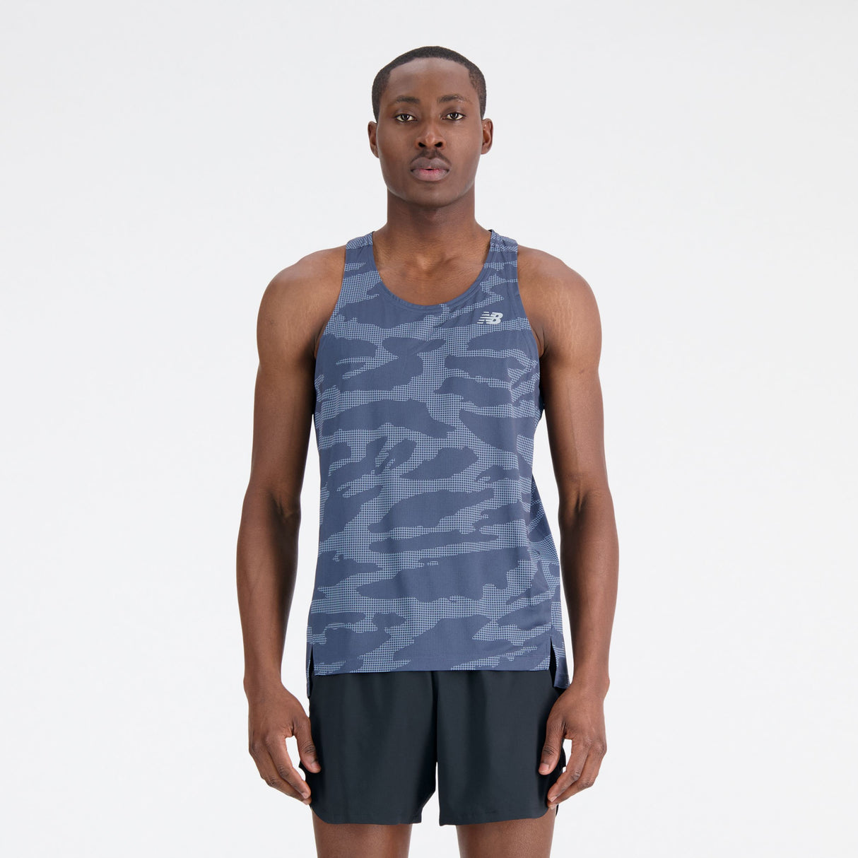 New Balance Men's Printed Accelerate Singlet Mens Apparel Shirts & Tops