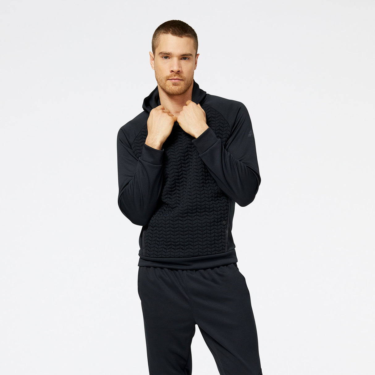 New Balance Men's Heatloft Pullover Hoodie Mens Apparel Sweatshirts & Fleece