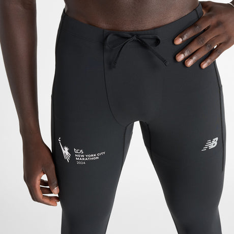 New Balance Men's NYC Marathon Sleek Pocket Tight Mens Apparel Pants & Sweatpants