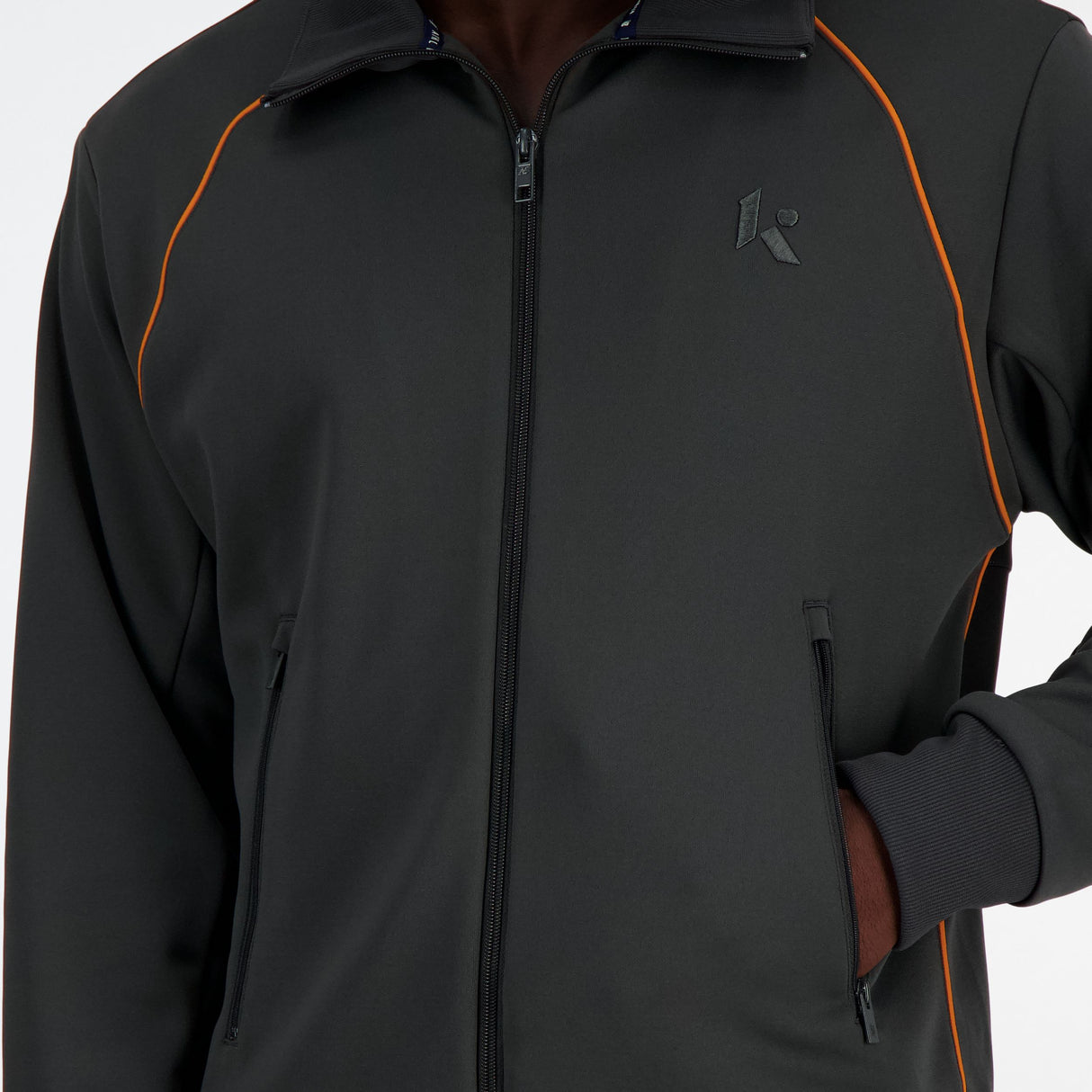 New Balance Men's Klutch X NB Knit Track Jacket Mens Apparel Jackets & Vests