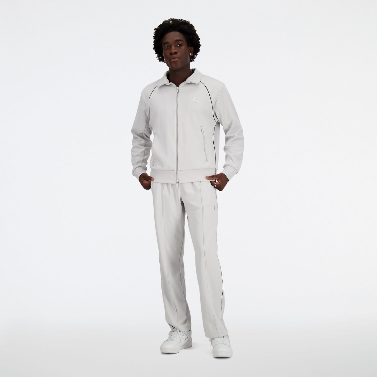 New Balance Men's Klutch X NB Knit Track Jacket Mens Apparel Jackets & Vests