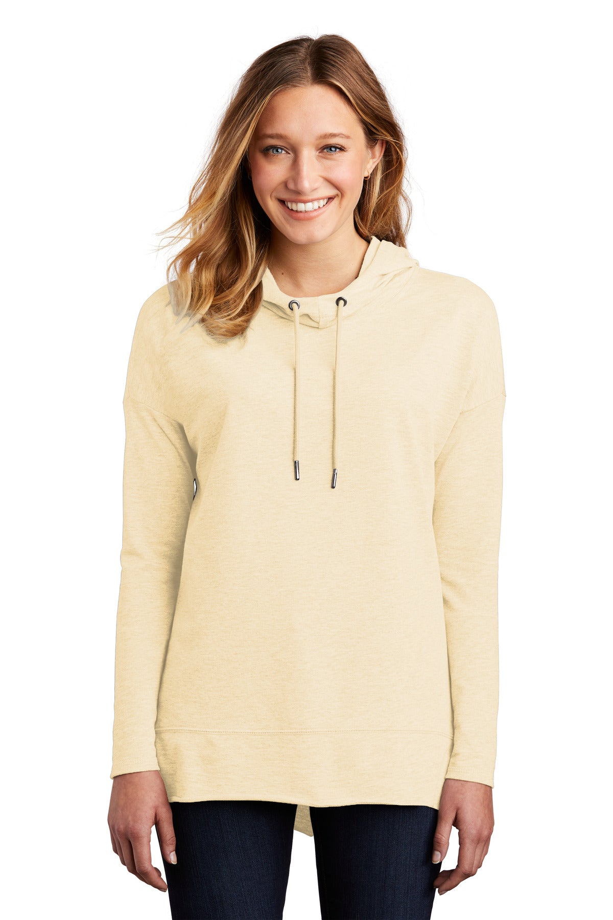 District Women's Featherweight French Terry Hoodie DT671 Womens Apparel Sweatshirts & Fleece
