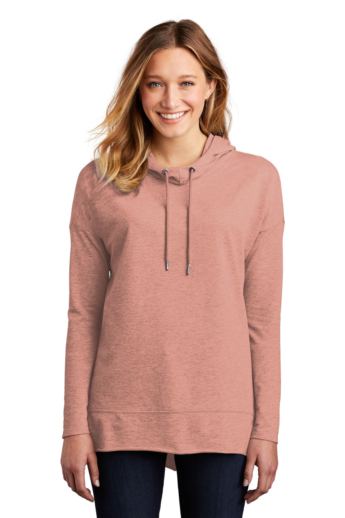 District Women's Featherweight French Terry Hoodie DT671 Womens Apparel Sweatshirts & Fleece