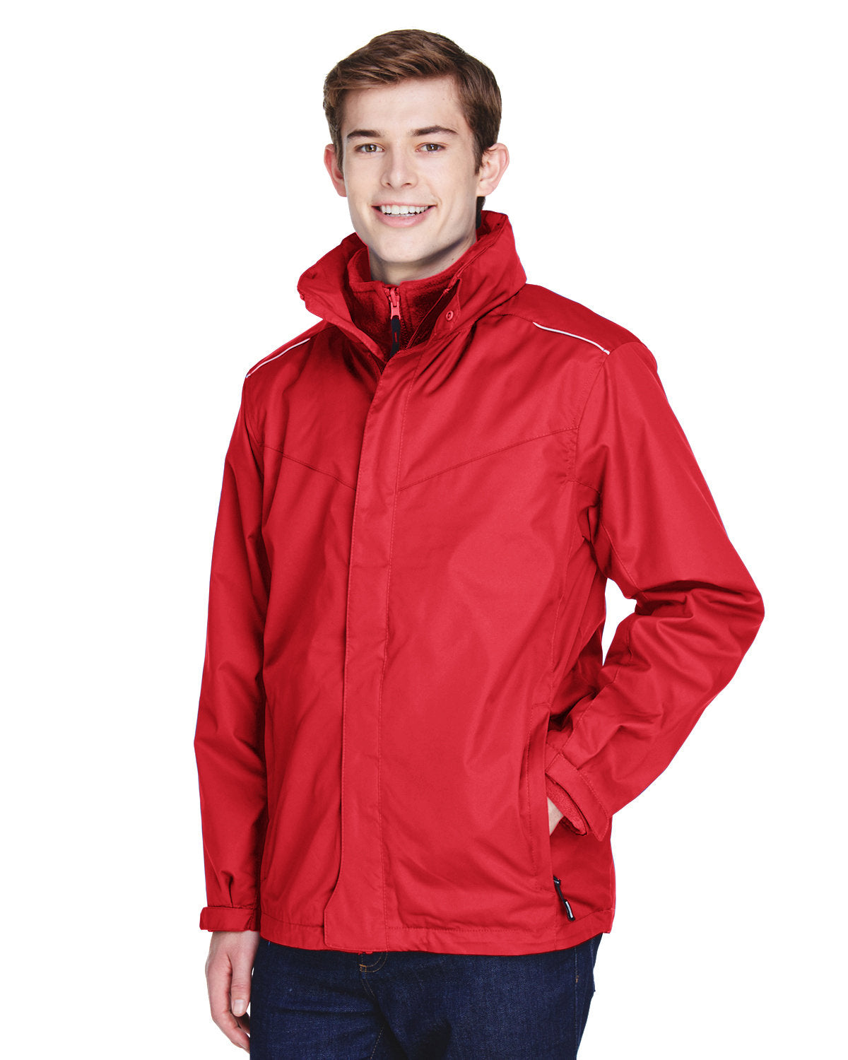 CORE365 Men's Region 3-in-1 Jacket with Fleece Liner Mens Apparel Jackets & Vests