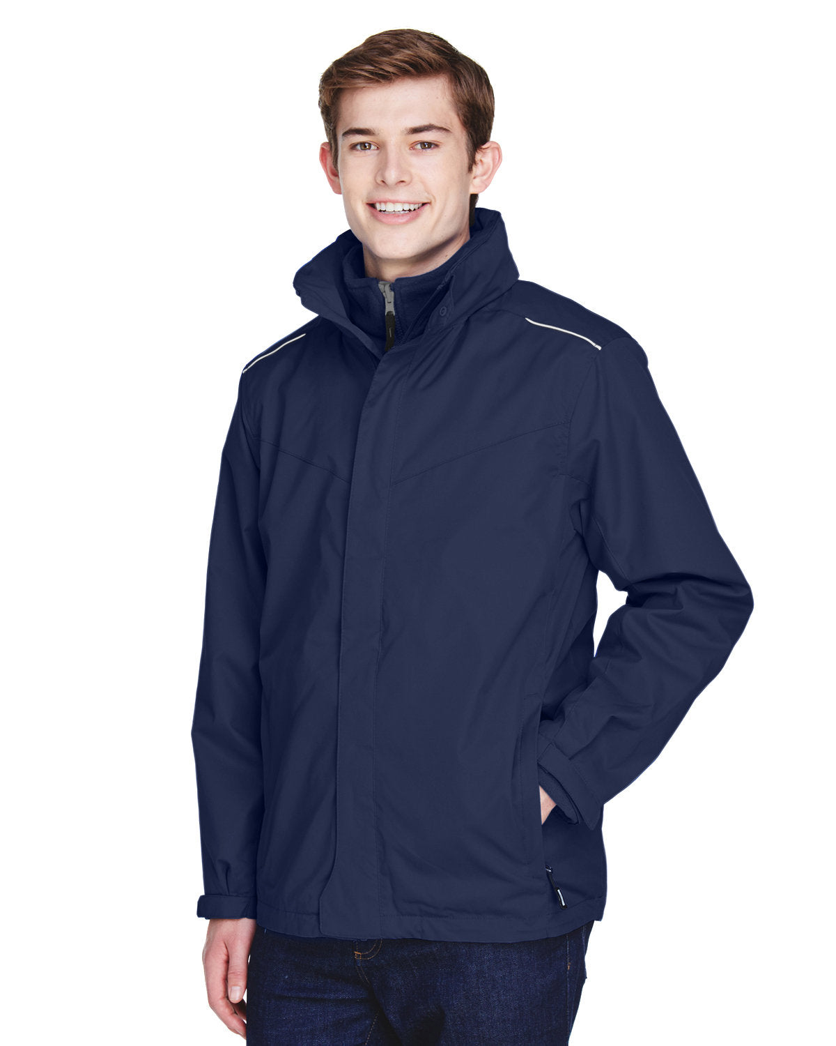 CORE365 Men's Region 3-in-1 Jacket with Fleece Liner-2