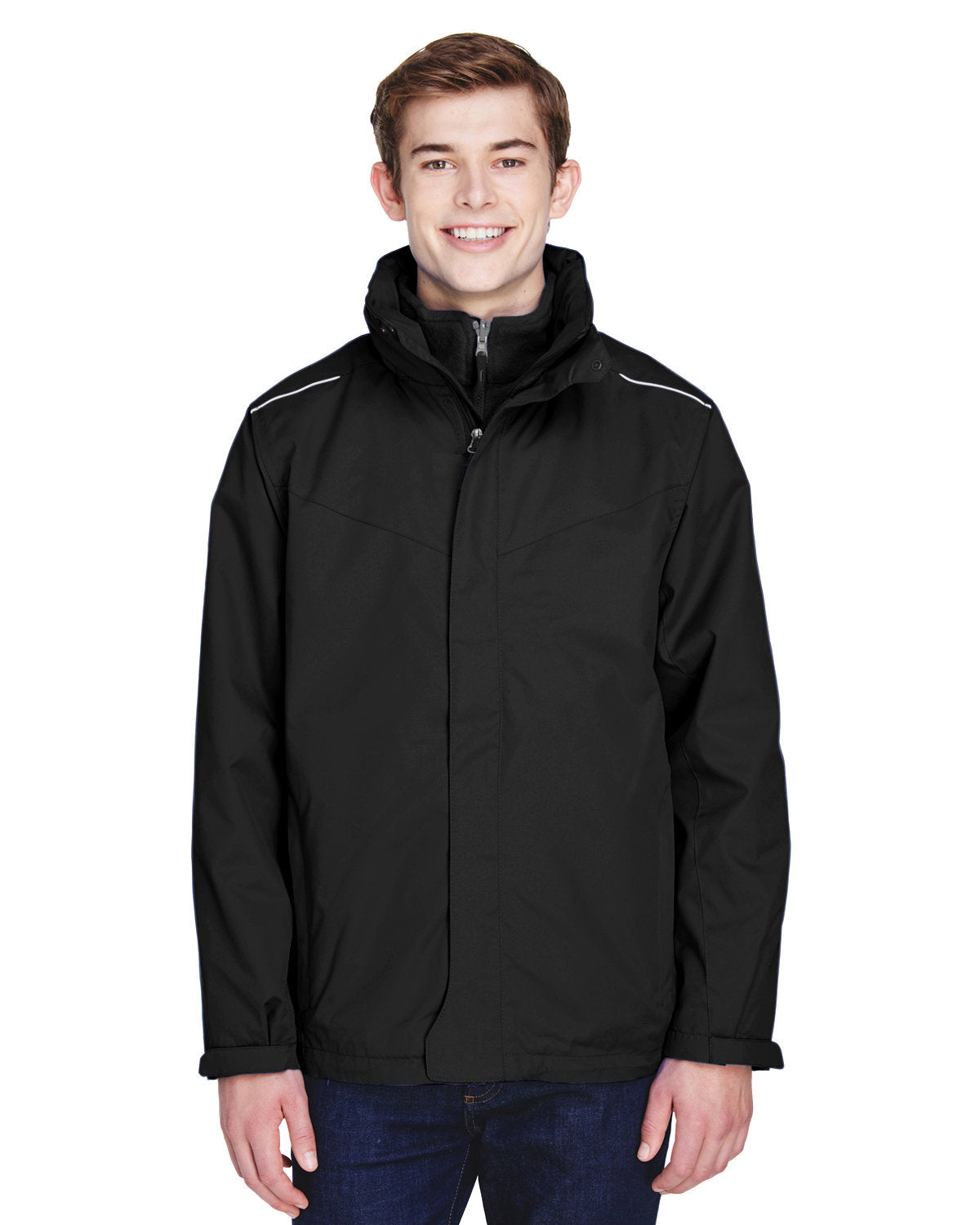 CORE365 Men's Region 3-in-1 Jacket with Fleece Liner Mens Apparel Jackets & Vests