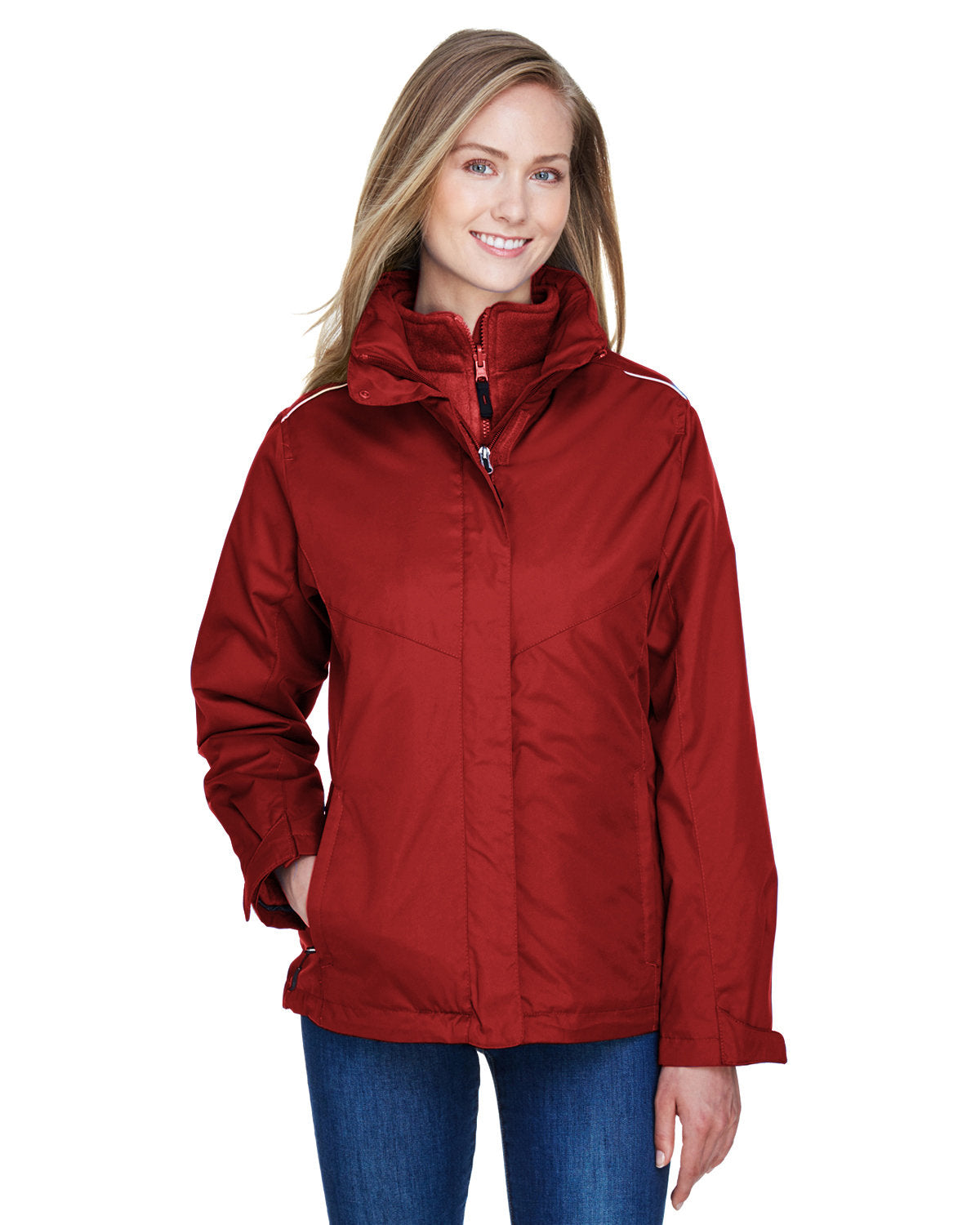 CORE365 Ladies' Region 3-in-1 Jacket with Fleece Liner Womens Apparel Jackets & Vests