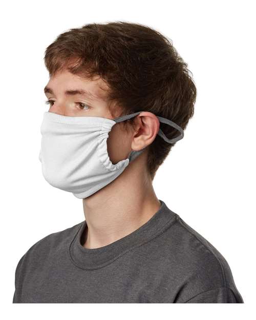 Hanes 2-Ply Polyester Pocket Face Mask Unisex Accessories Face Coverings