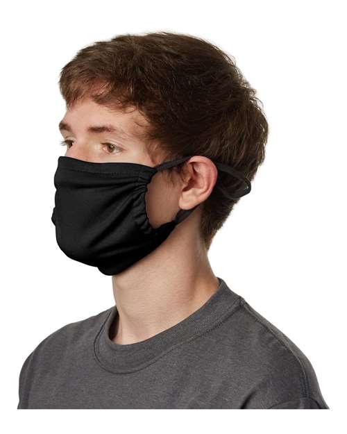 Hanes 2-Ply Polyester Pocket Face Mask Unisex Accessories Face Coverings
