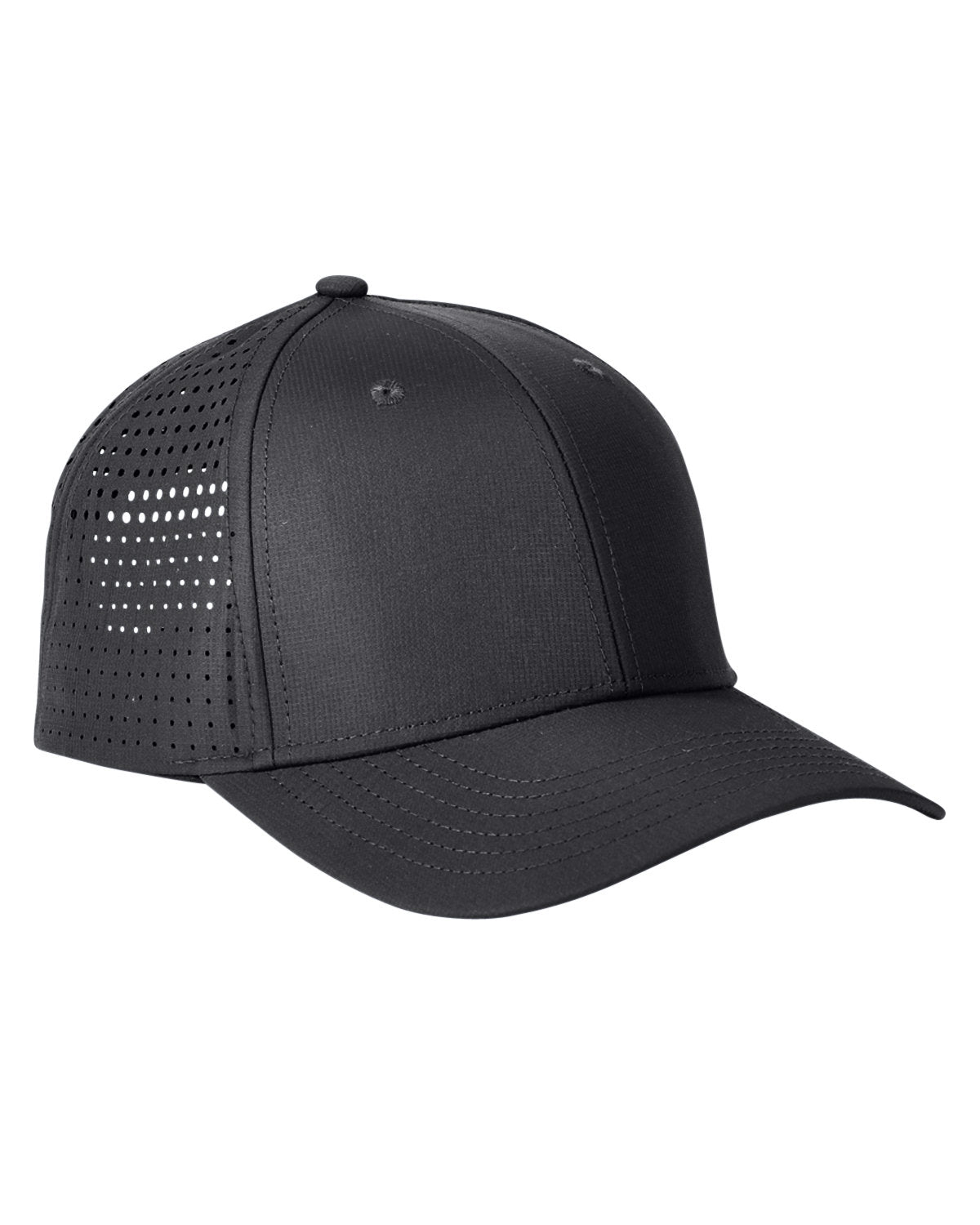 Big Accessories Performance Perforated Cap Unisex Accessories Hats & Caps