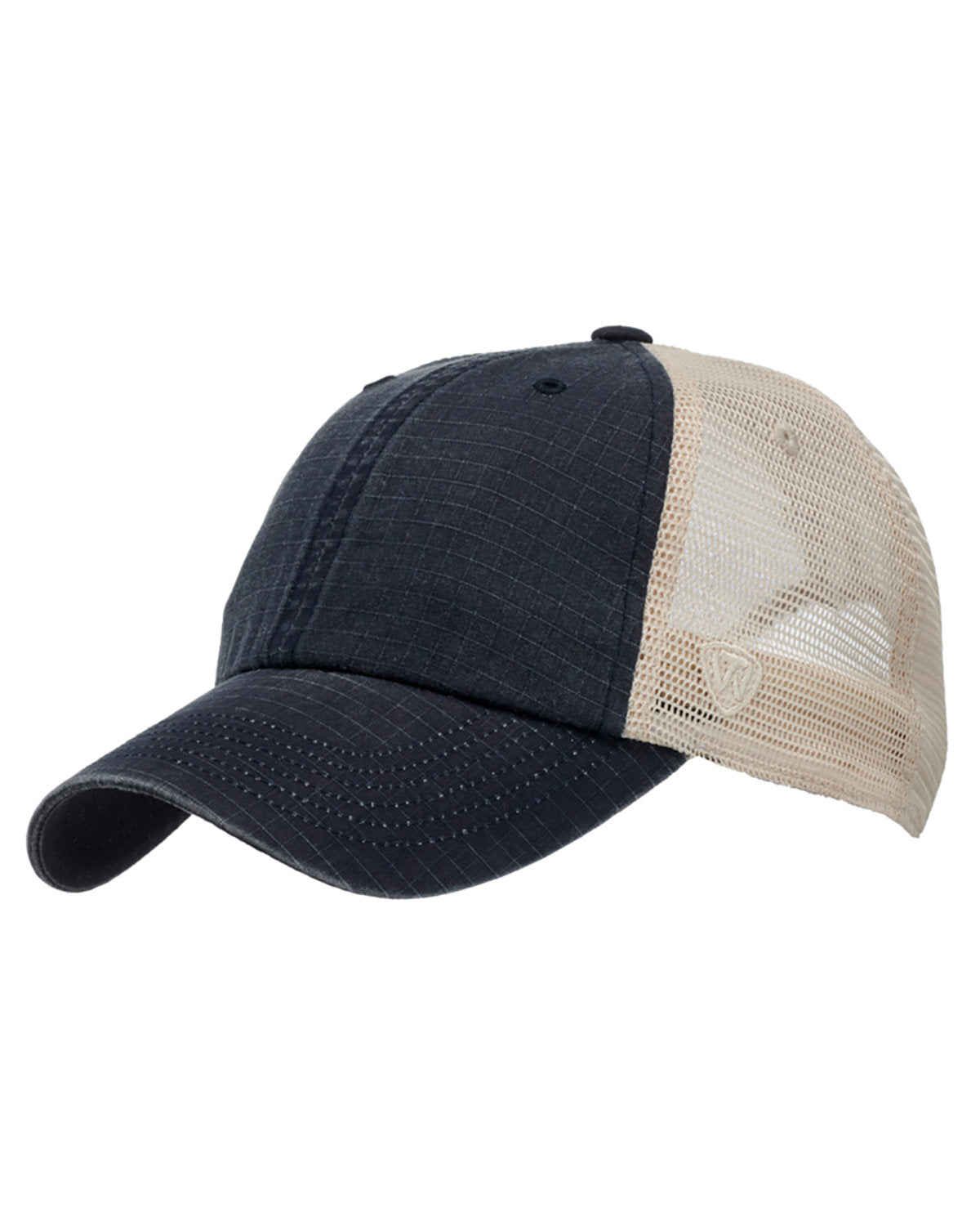 J. America Unisex Riptide Ripstop Trucker Hat TW5533-AB Unisex Accessories Hats & Caps