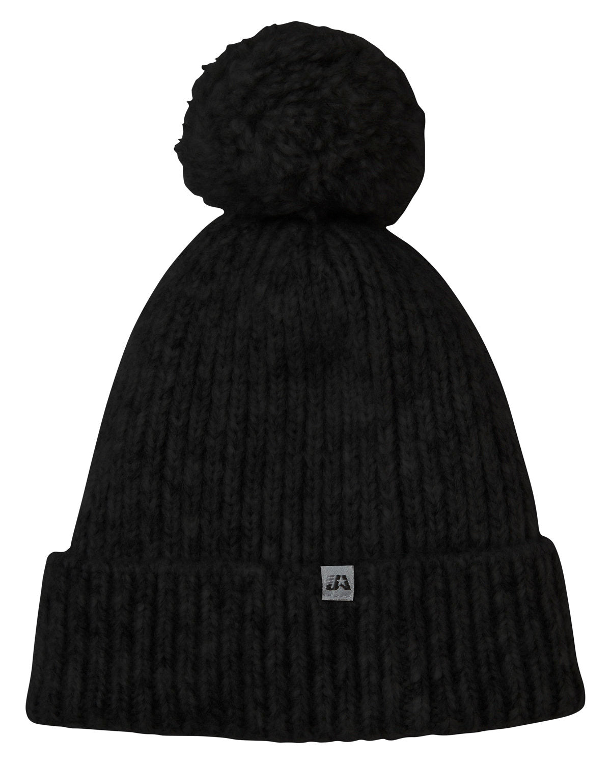 J. America Unisex Swap-a-Pom Knit Hat 5009JA-AB Unisex Accessories Hats & Caps