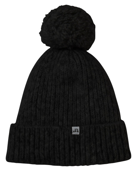 J. America Unisex Swap-a-Pom Knit Hat 5009JA-AB Unisex Accessories Hats & Caps