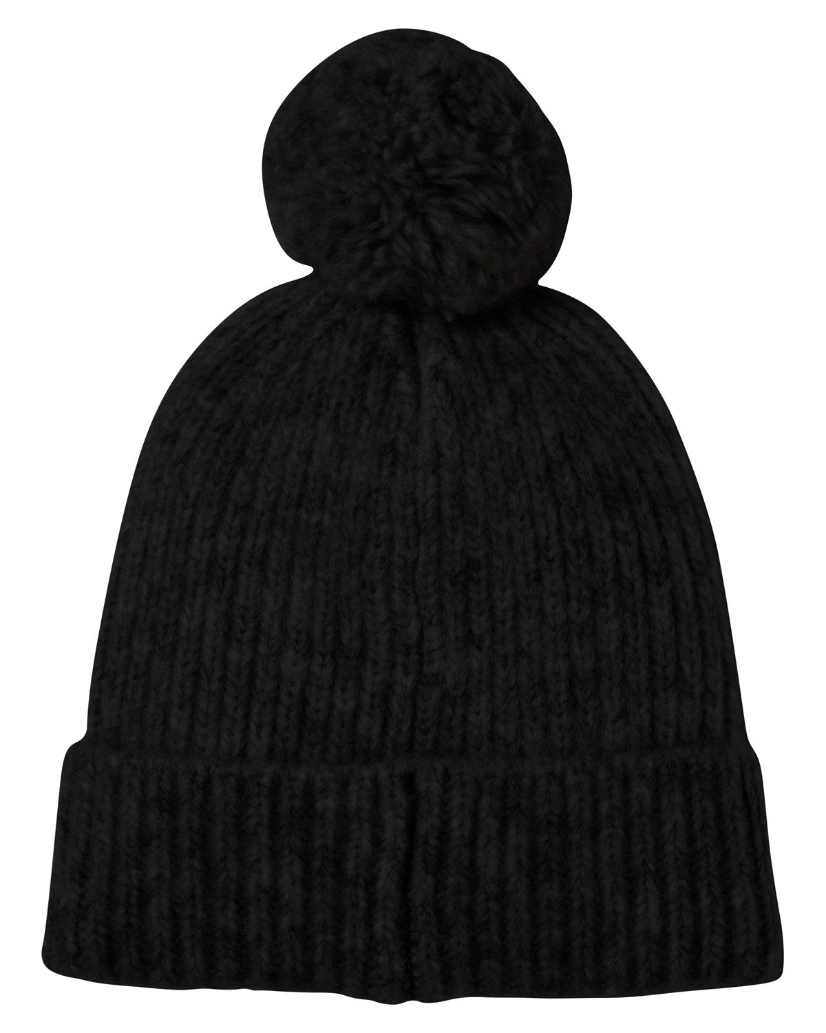 J. America Unisex Swap-a-Pom Knit Hat 5009JA-AB Unisex Accessories Hats & Caps