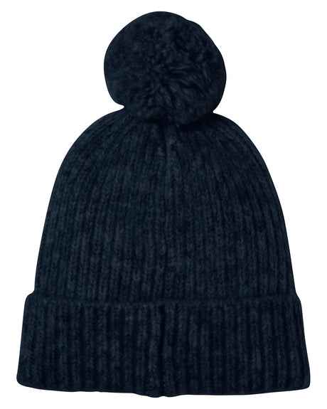J. America Unisex Swap-a-Pom Knit Hat 5009JA-AB Unisex Accessories Hats & Caps