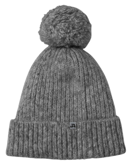 J. America Unisex Swap-a-Pom Knit Hat 5009JA-AB Unisex Accessories Hats & Caps