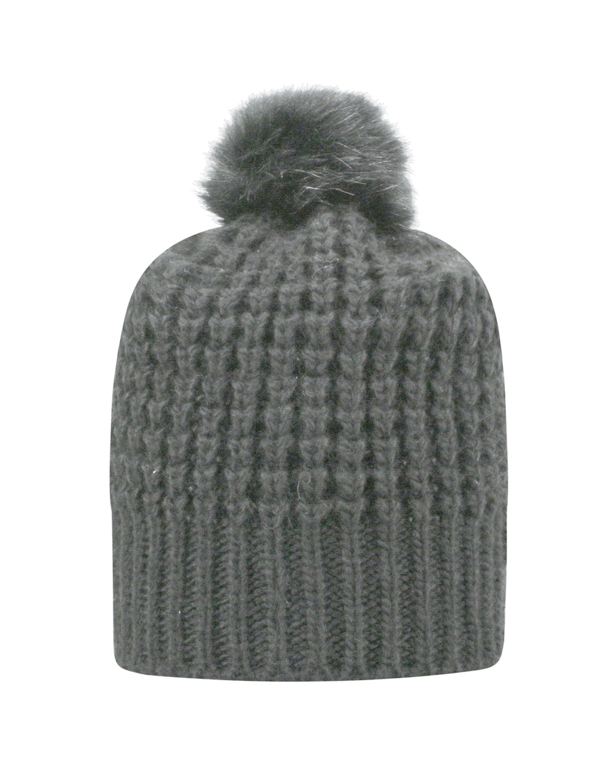 J. America Unisex Slouch Bunny Knit Cap TW5005-AB Unisex Accessories Hats & Caps