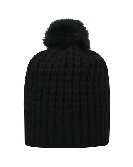 J. America Unisex Slouch Bunny Knit Cap TW5005-AB Unisex Accessories Hats & Caps
