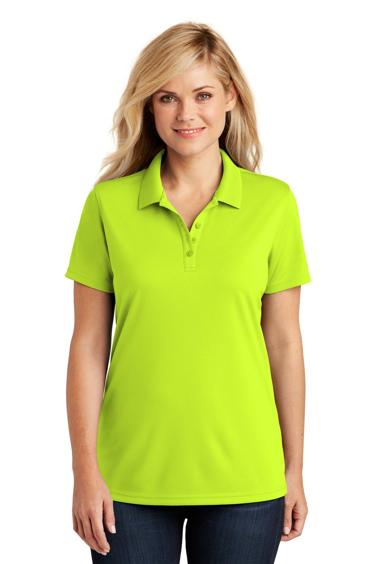 Port Authority Ladies Dry Zone UV Micro-Mesh Polo. LK110 Womens Apparel Shirts & Tops