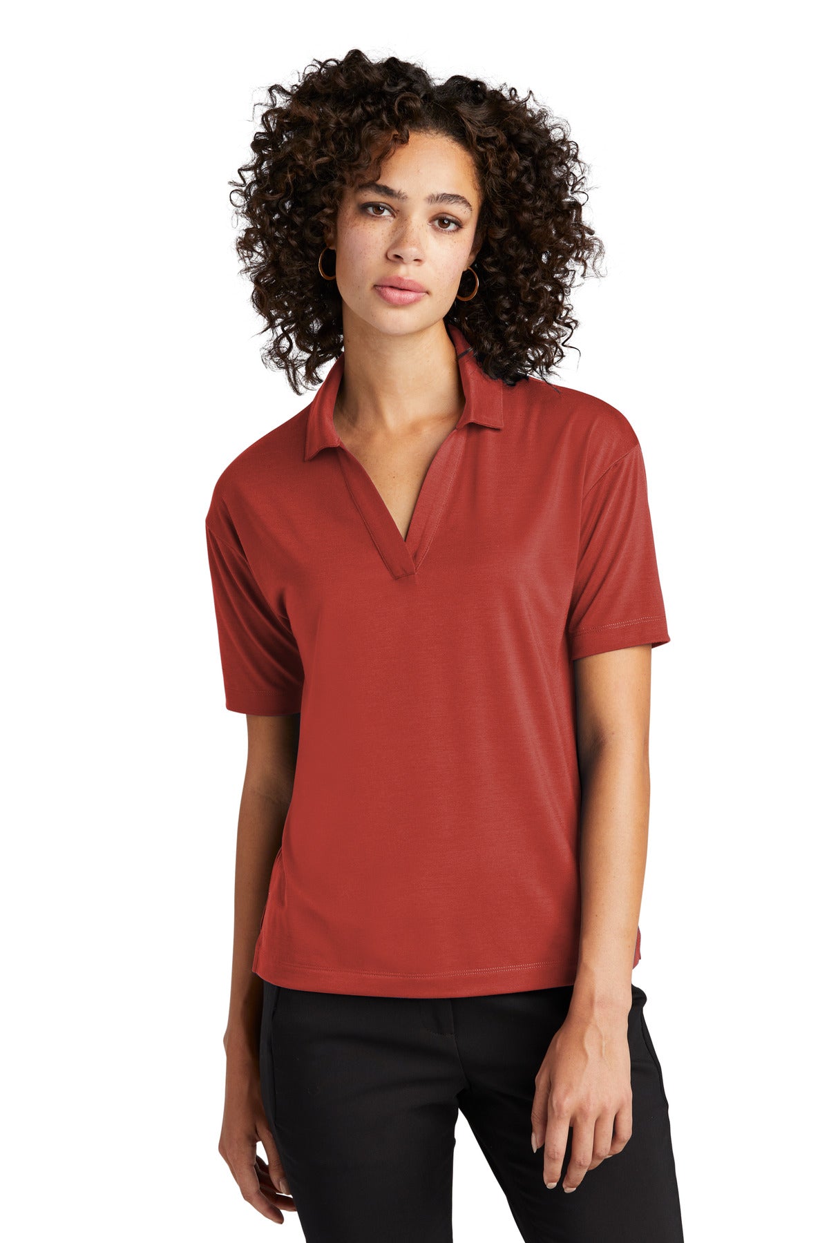 Mercer+Mettle Women's Stretch Jersey Polo MM1015
