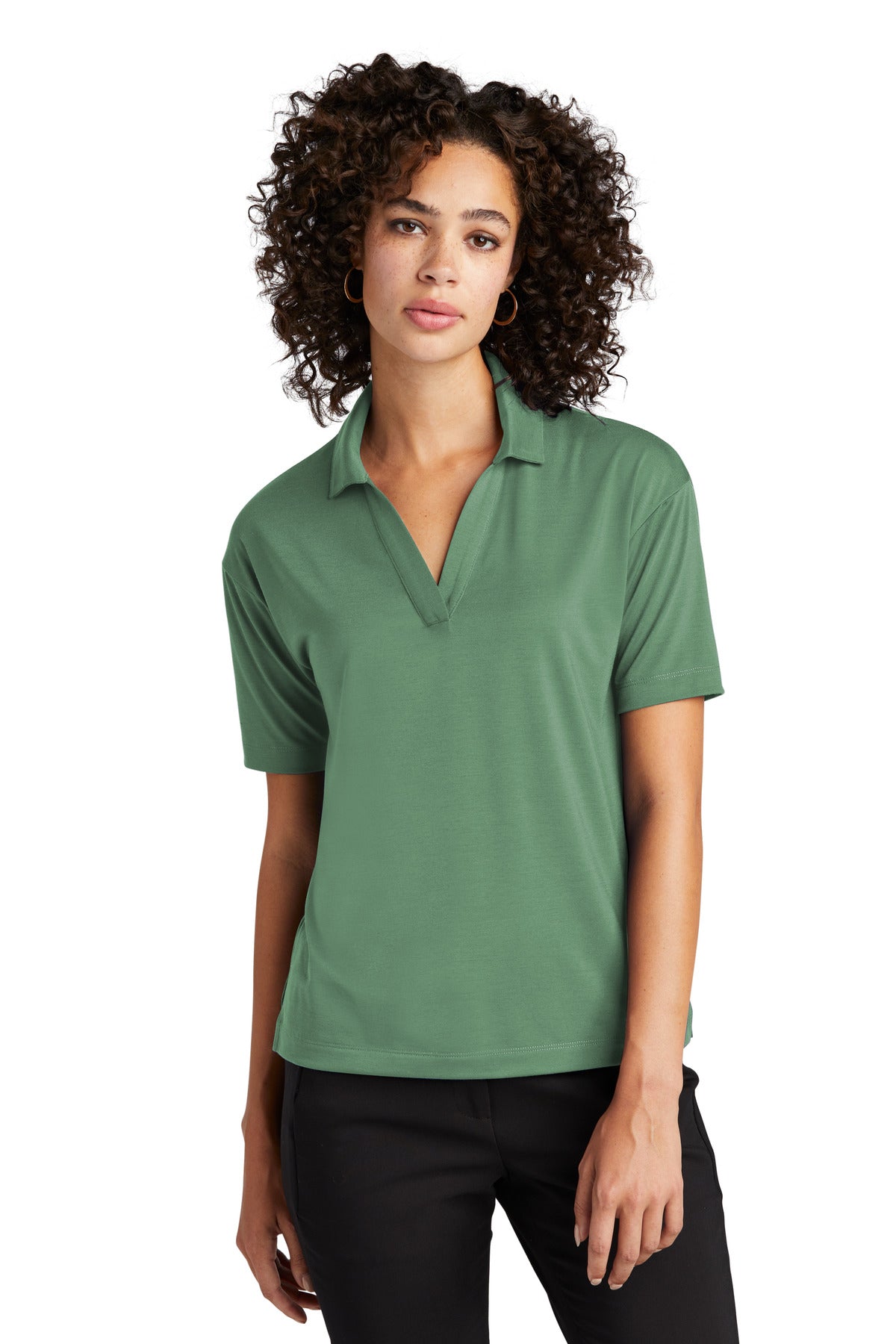 Mercer+Mettle Women's Stretch Jersey Polo MM1015