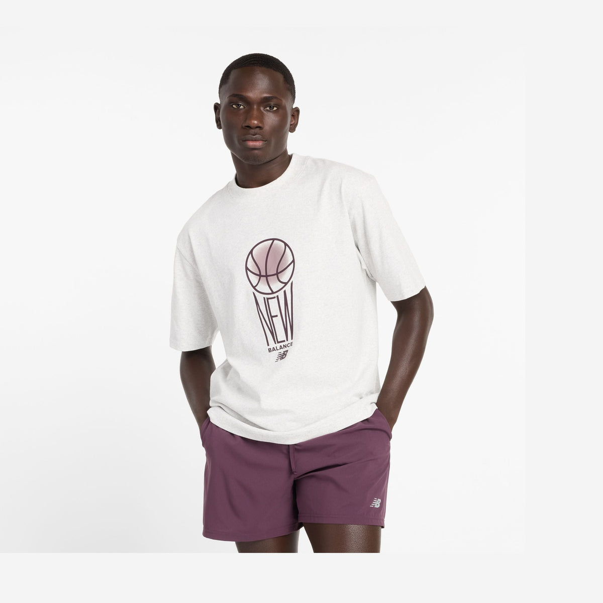 New Balance Men's Hoops Graphic T-Shirt