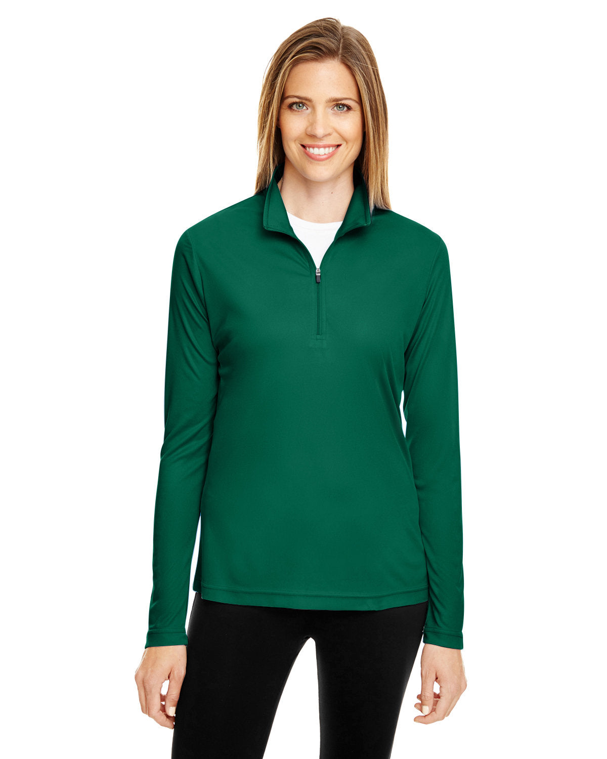 Team 365 Ladies' Zone Performance Quarter-Zip Womens Apparel Sweatshirts & Fleece