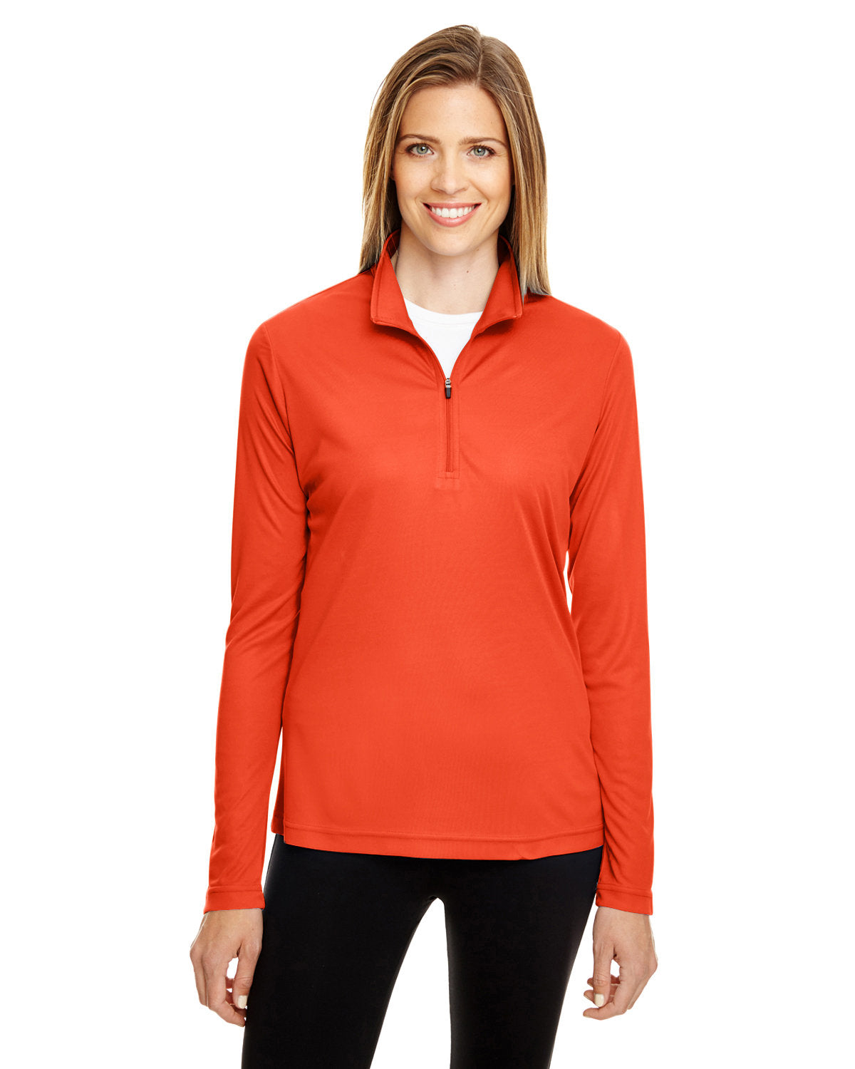Team 365 Ladies' Zone Performance Quarter-Zip Womens Apparel Sweatshirts & Fleece